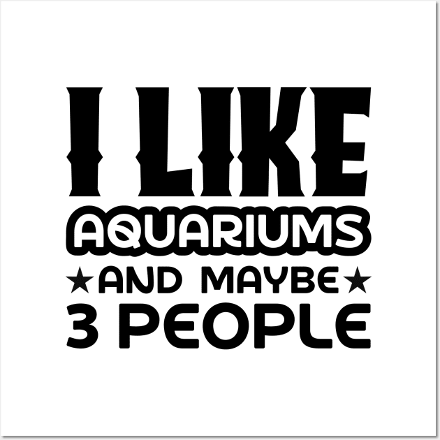 I like aquariums and maybe 3 people Wall Art by colorsplash